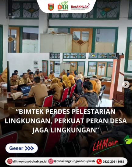 DLH Wonosobo Gelar Bimtek Penyusunan Peraturan Desa tentang Pelestarian Lingkungan
