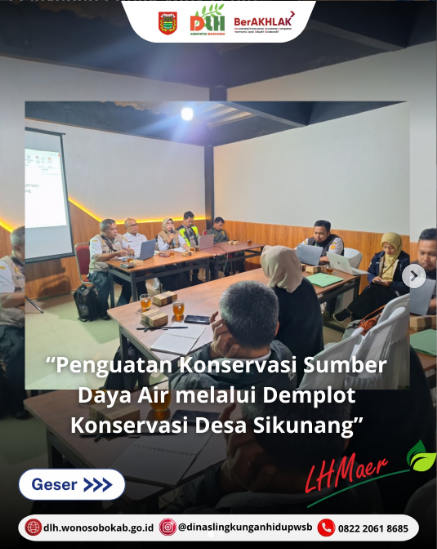 DLH Wonosobo Perkuat Komitmen Konservasi Lahan dan Sumber Air di Desa Sikunang
