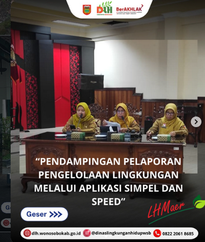 DLH Kabupaten Wonosobo Selenggarakan Pendampingan Pelaporan Pengelolaan Lingkungan melalui Aplikasi SIMPEL dan SPEED