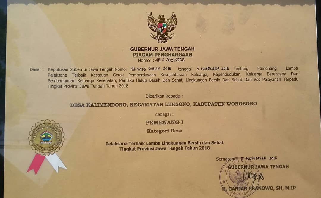 64fc4ecf31d73_Desa Kalimendong Mendapatkan Penghargaan Pelaksana Terbaik Lingkungan.jpg