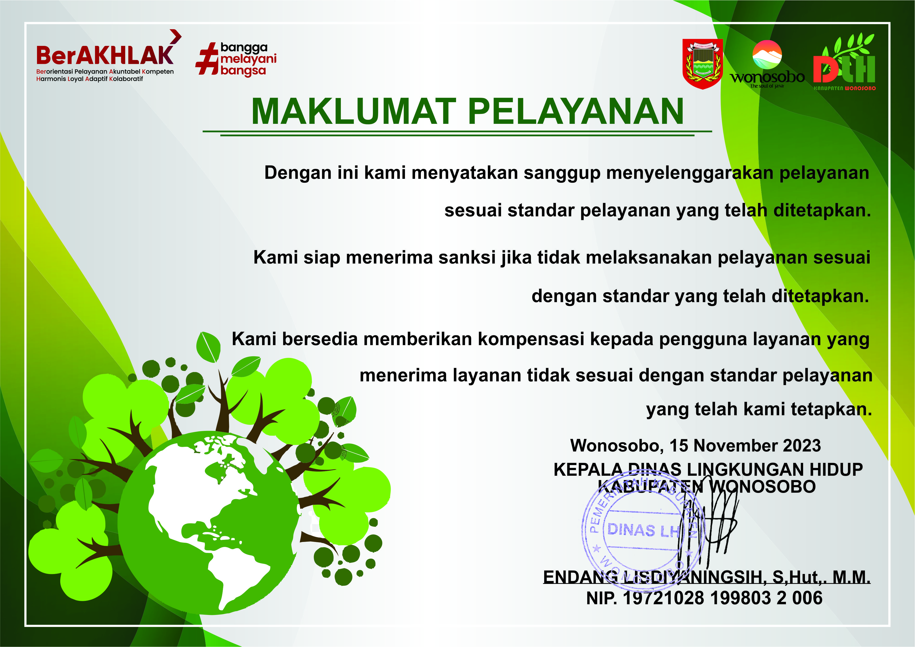 Maklumat Pelayanan